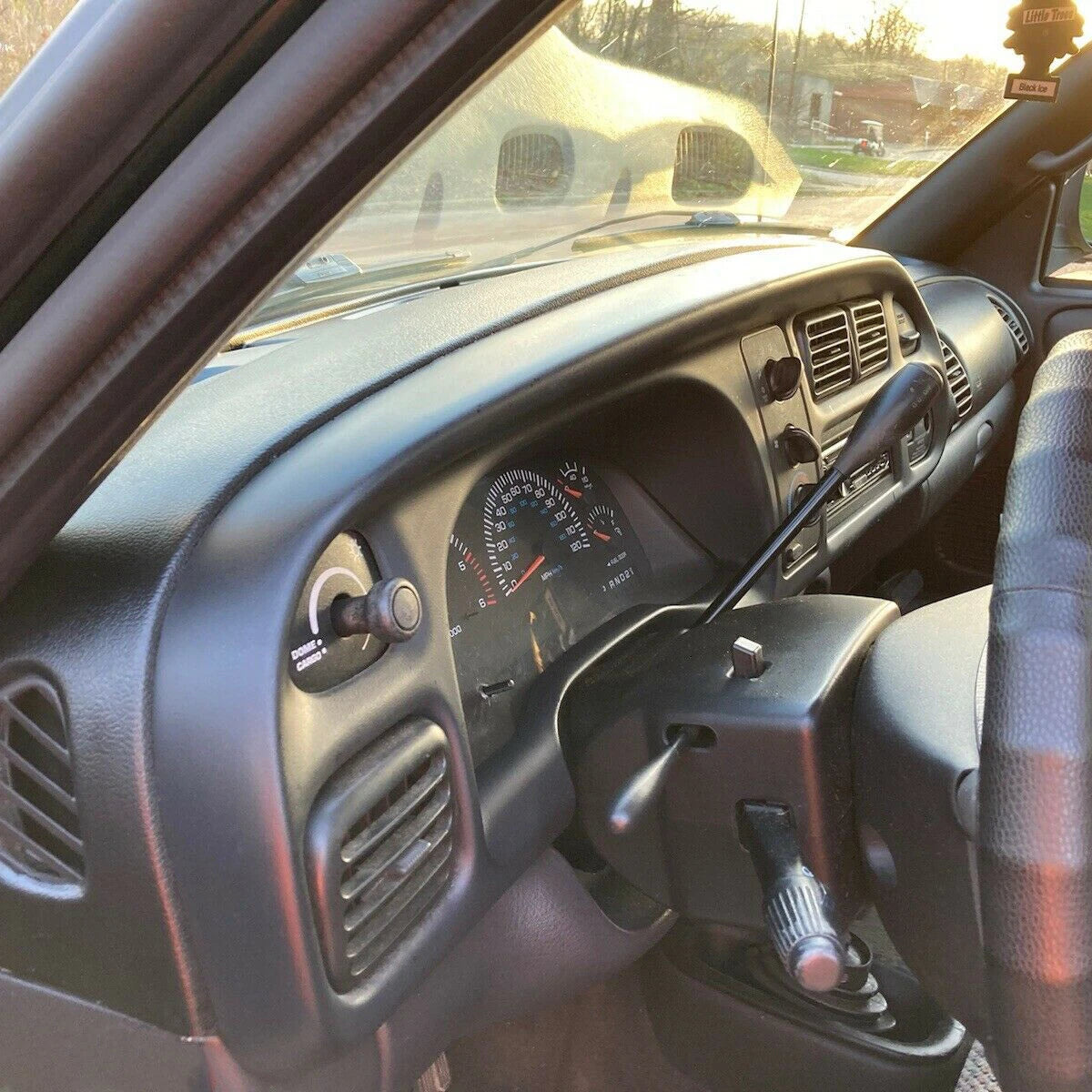 Black Dash Bezel Dashboard Cover for Ram 1500 (1998–2001) & Ram 2500/3500 (1998–2002)