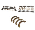 Front & Rear Brake Pads with Parking Shoes Kit for Dodge Charger Pursuit (2011–2020)