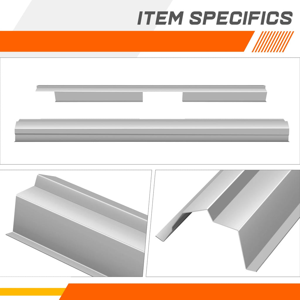 Rocker Panels for Jeep Grand Cherokee 4Dr (1999–2004) - Grey Pair