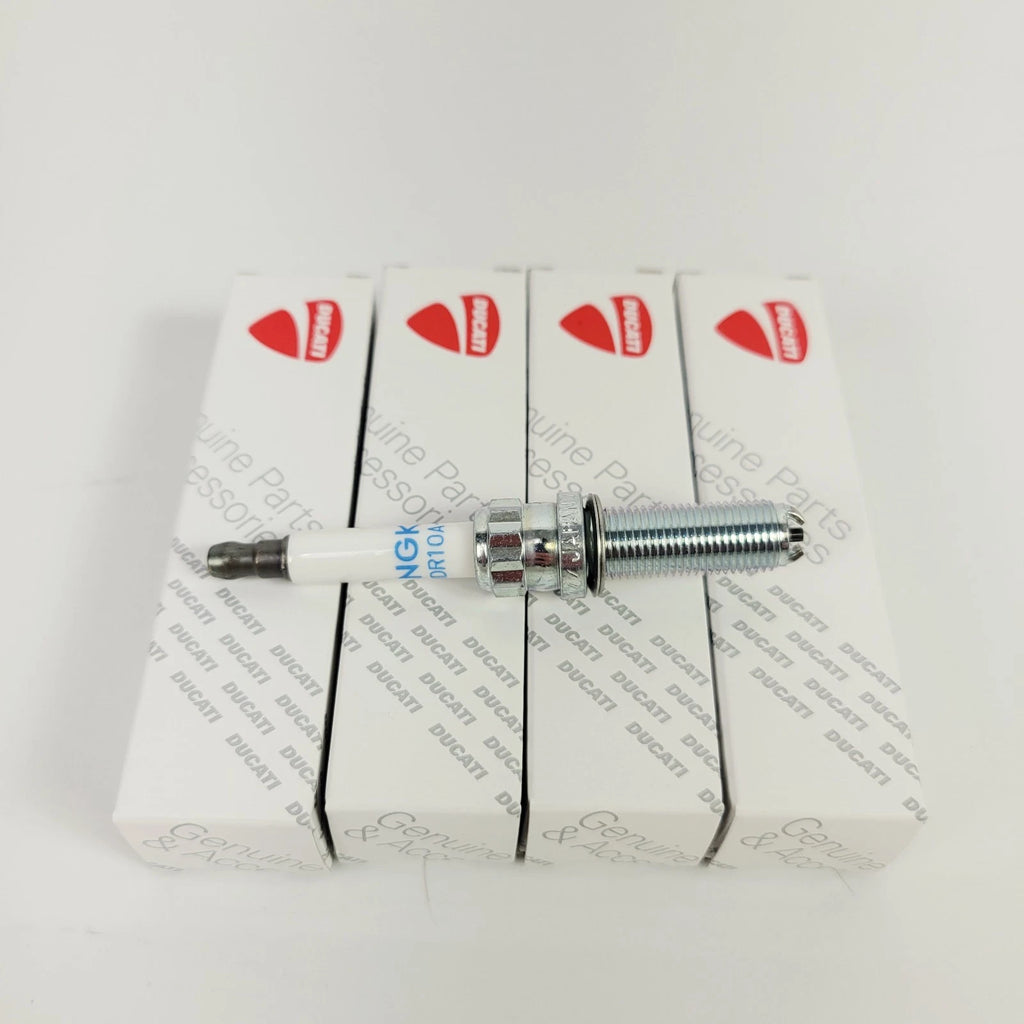 Set of 4 NGK Spark Plugs for Ducati Panigale V4, Streetfighter, Multistrada (OEM 67040511A)