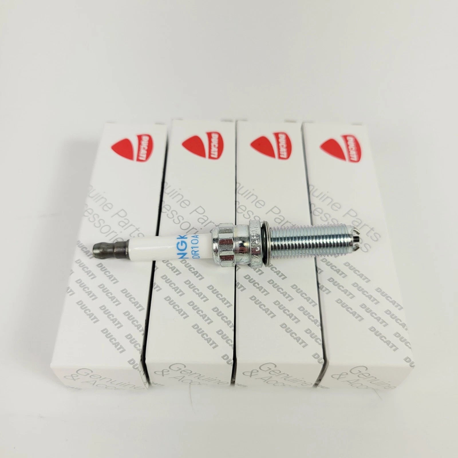Set of 4 NGK Spark Plugs for Ducati Panigale V4, Streetfighter, Multistrada (OEM 67040511A)