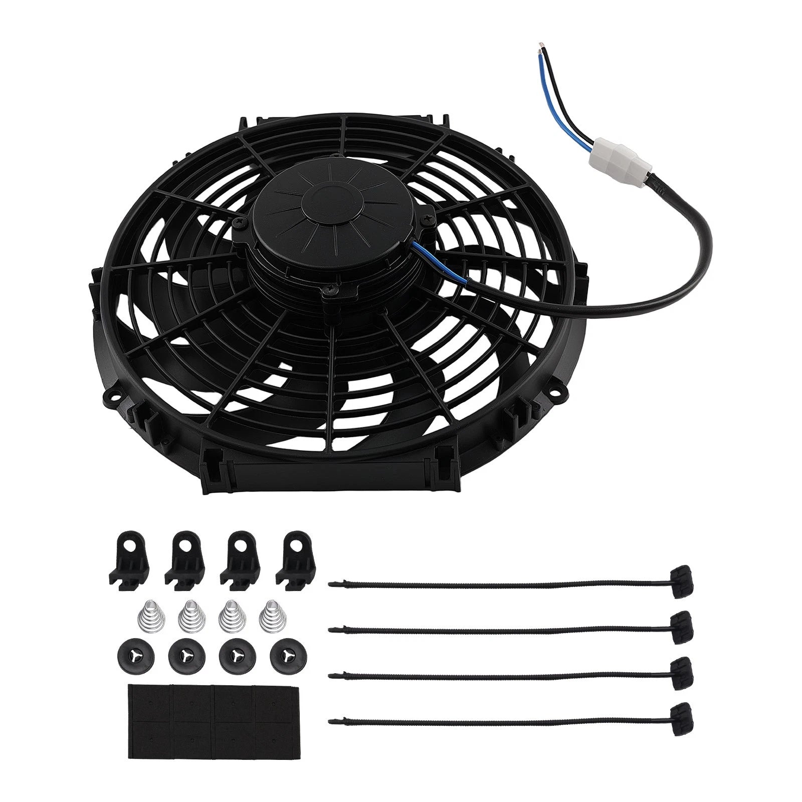 12" Electric Cooling Fan Assembly Universal 12V 180W