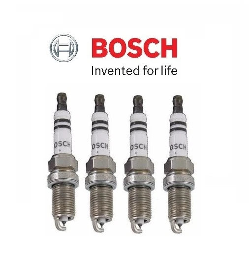 Set of 4 Bosch FR7KPP33 Platinum Spark Plugs for VW Audi 1.8 Turbo