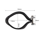 Stainless Steel Exhaust Muffler Clamp for Motorcycle (Compatible with Carbon Fiber)