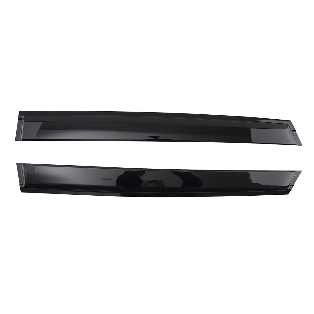 Set of 4 Window Vent Visors for Subaru WRX (2015–2021) Black Rain Guards