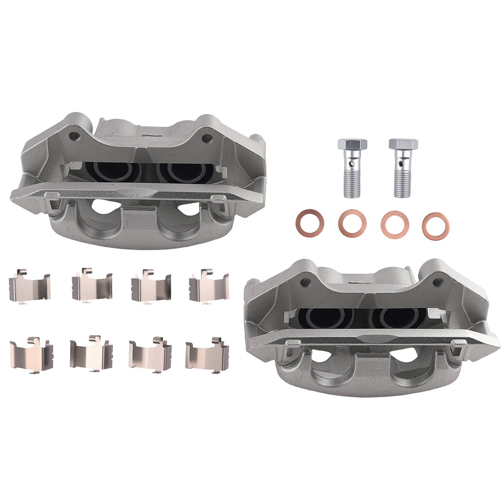 Brake Caliper Set Front for Lincoln MKT and Ford Explorer (2013–2019)