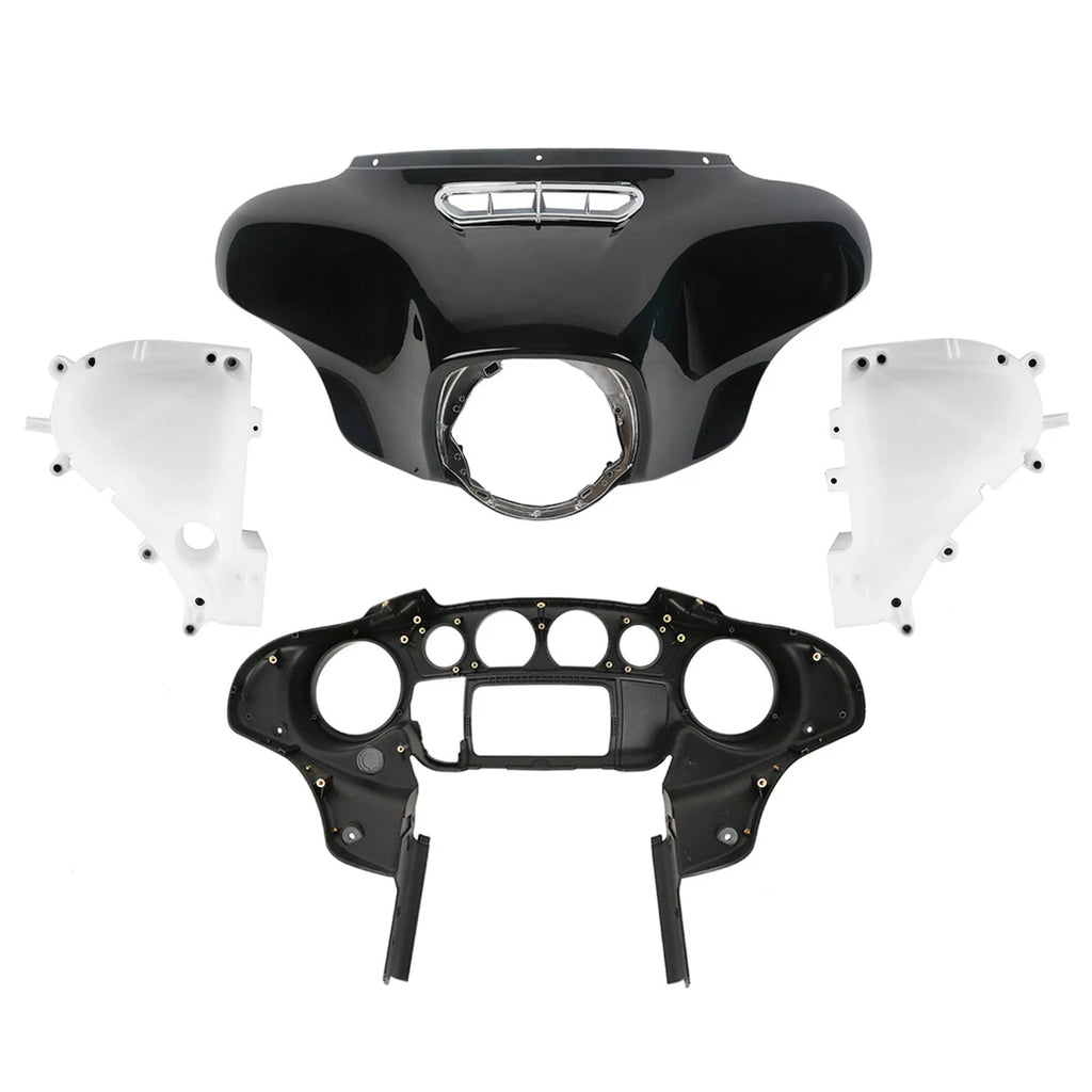 Front Batwing Inner Outer Fairings Speaker Covers for Harley Touring (2014–2024)