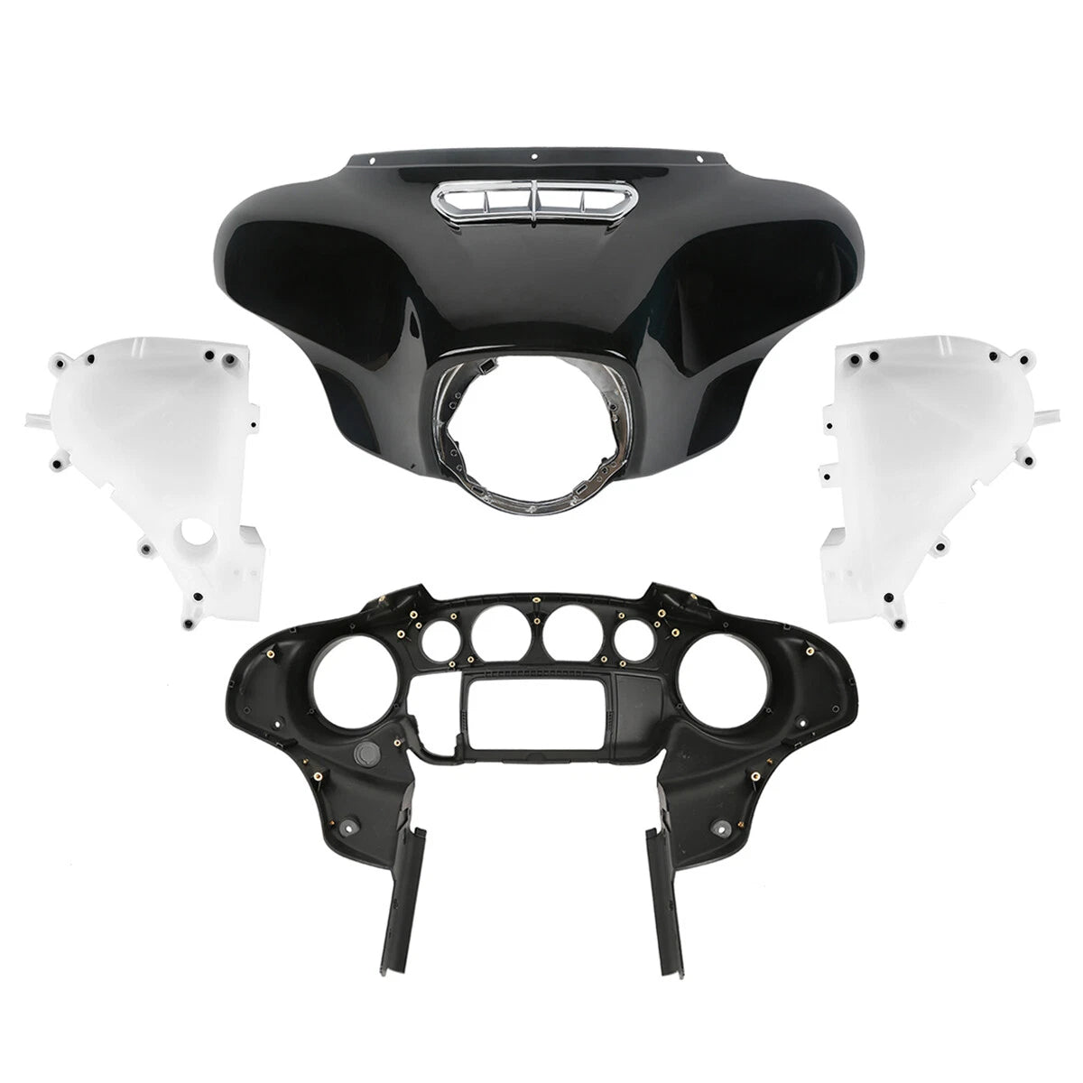 Front Batwing Inner Outer Fairings Speaker Covers for Harley Touring (2014–2024)
