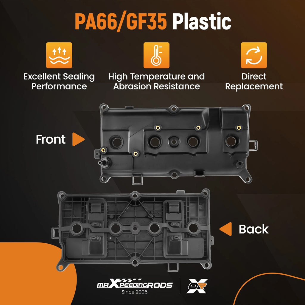 Engine Valve Cover w/ Gasket for Nissan Sentra NV200 (2007–2020) 2.0L