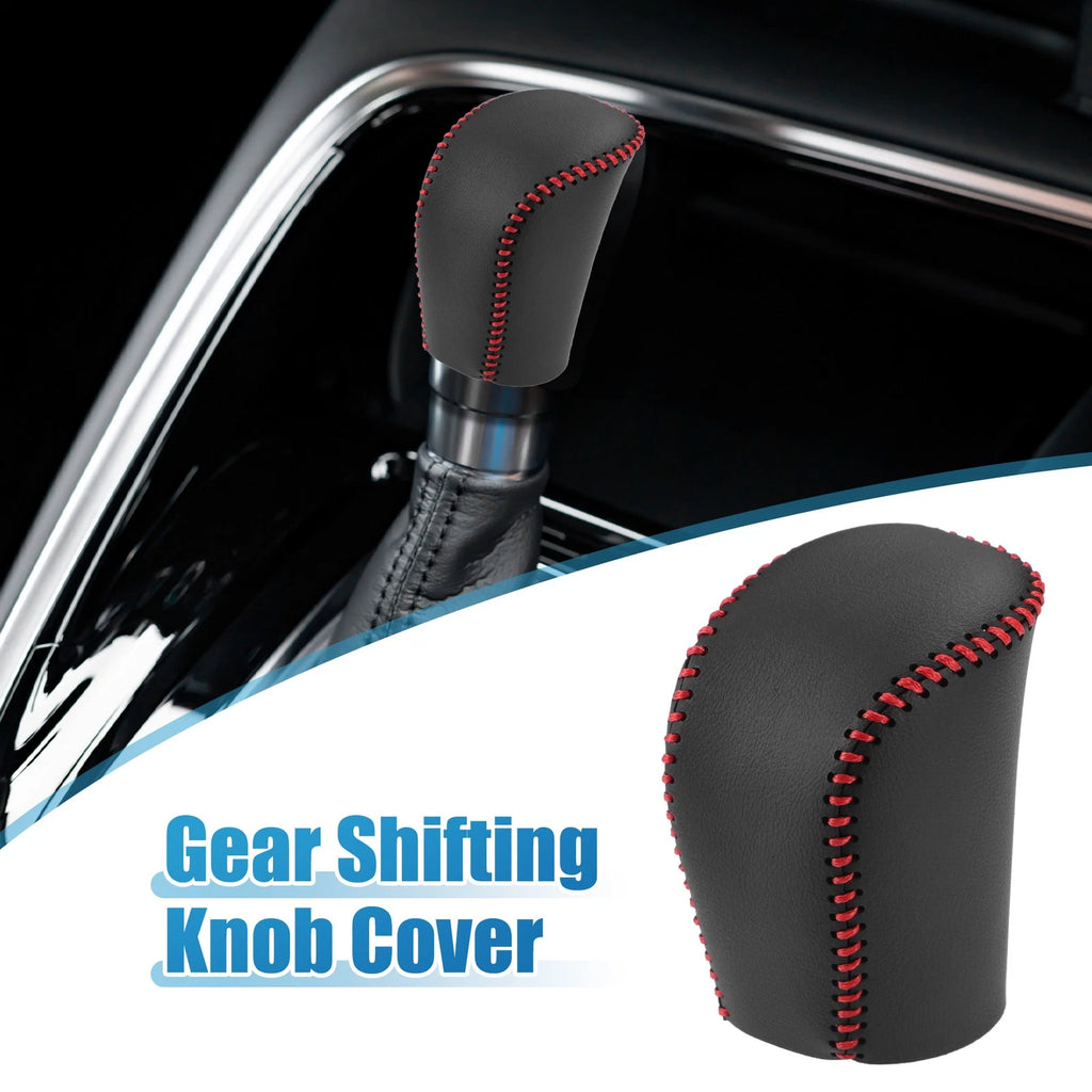 Gear Shifting Knob Cover Trim for Nissan Teana (2004–2007) Black Red