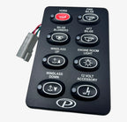 Vertical Multi Function 8 Position Helm Switch Panel for Pursuit Boats