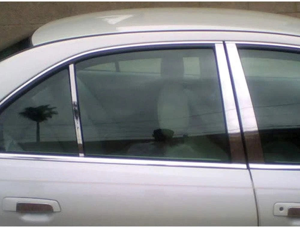 6pc. Luxury FX Stainless Steel Pillar Post Trim for 2009-2012 Mitsubishi Galant