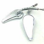 Chrome Raindrop Side Mirrors for Harley Dyna (2006–2023)