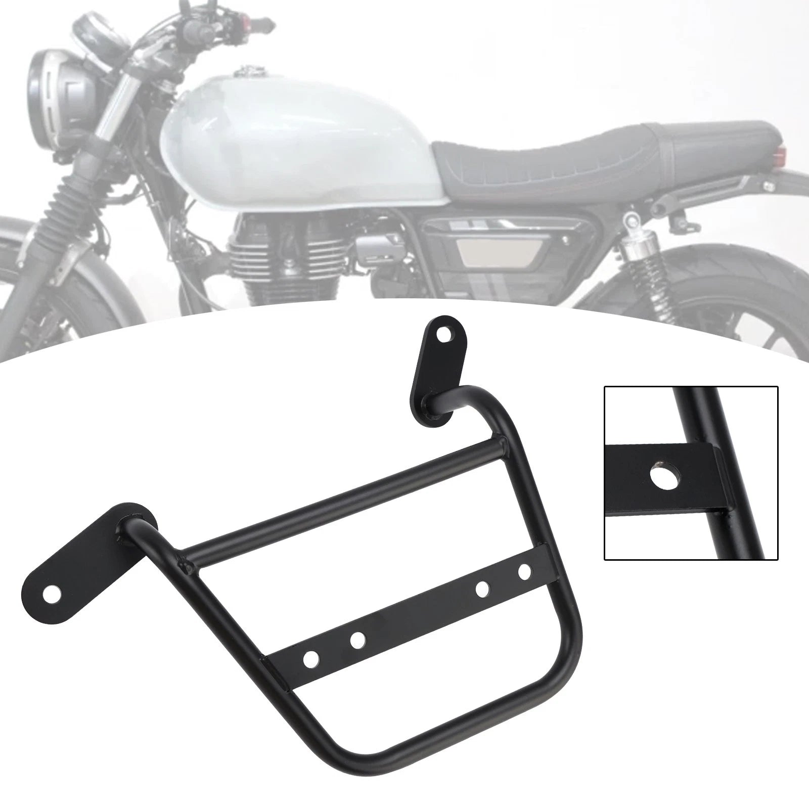 Luggage Rack Side Saddle Bag Mount Bracket Left for Honda GB350S GB350R (2022–2025)