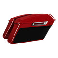 Hard Saddlebags for Harley Road Glide (2014–2023) Billiard Red/Vivid Black