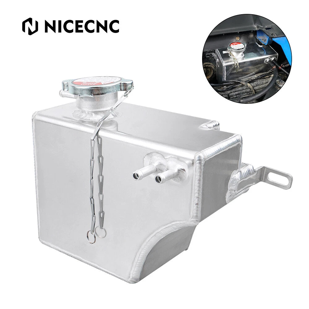 Aluminum Coolant Dual Surge Tank Reservoir for Polaris RZR XP Turbo S (2018–2021)