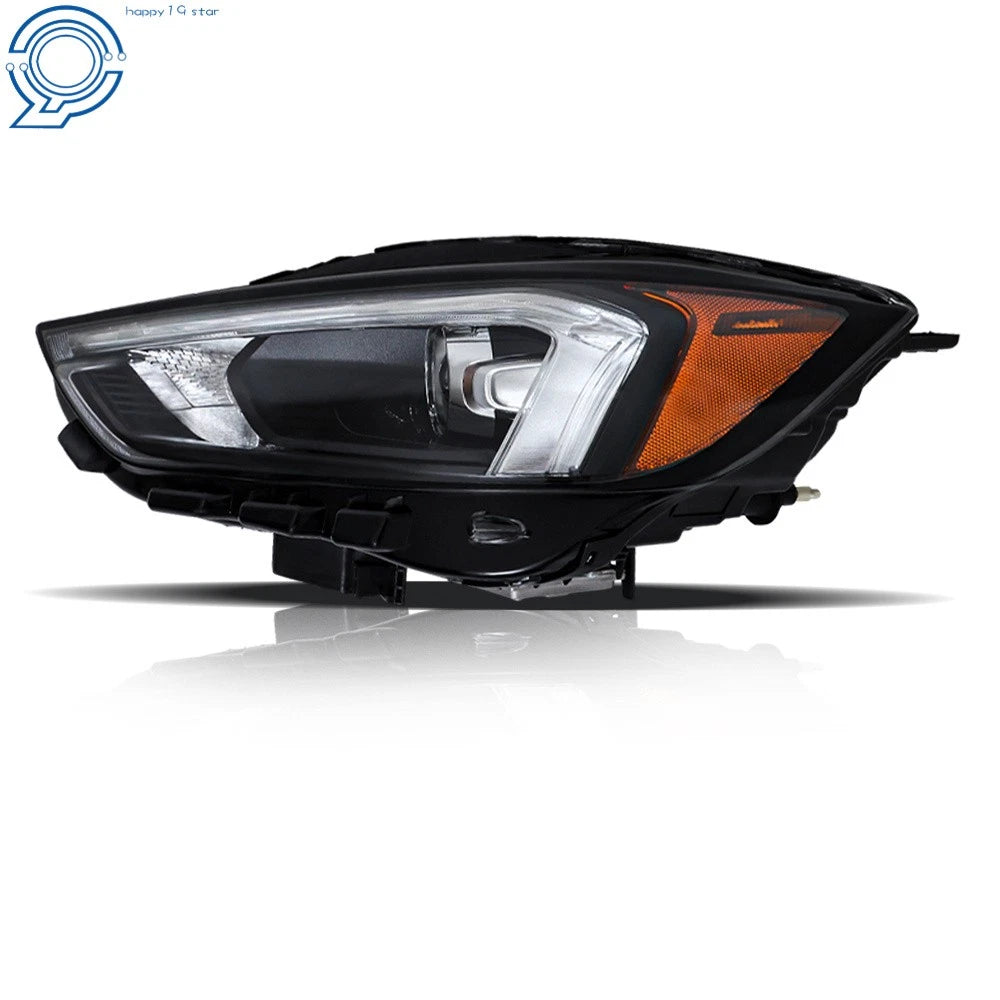LED Headlight Assembly for Ford Edge (2019-2023) Black Housing Left