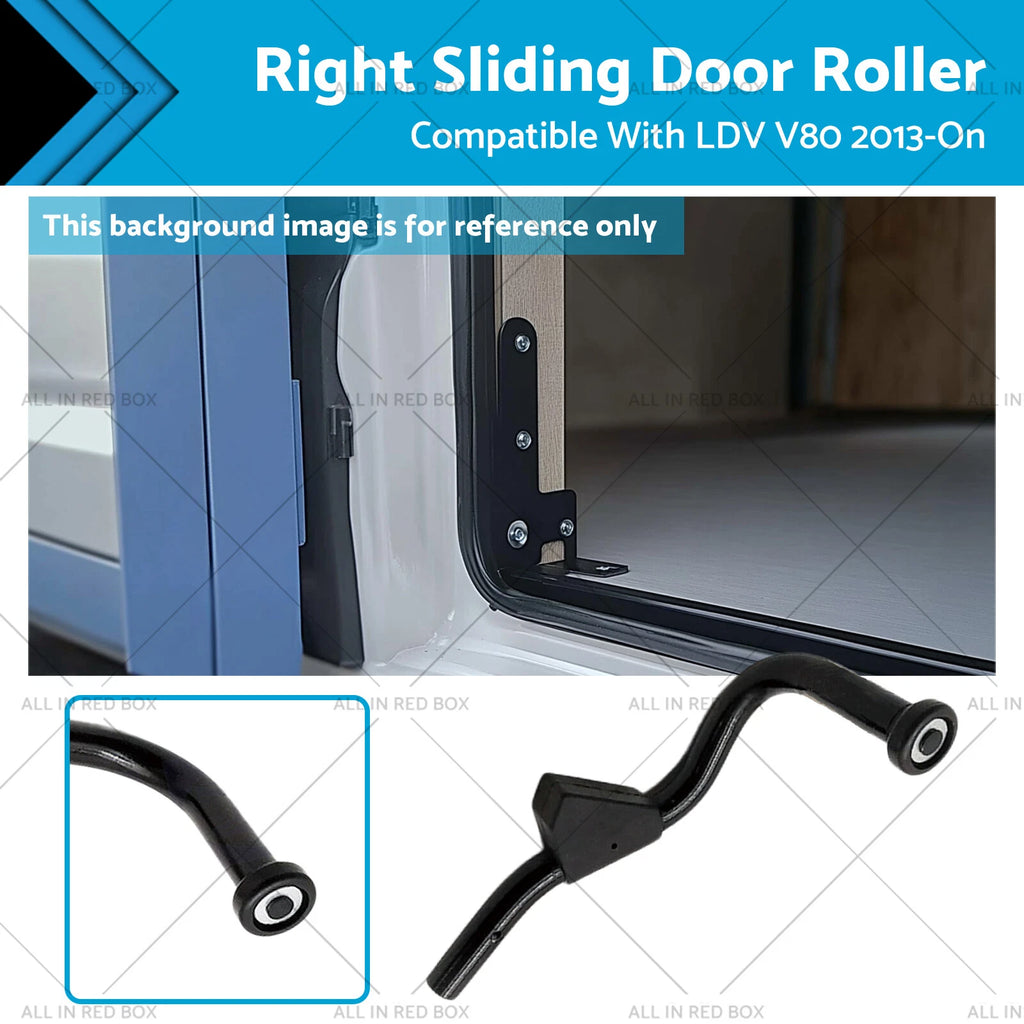 Sliding Door Roller Right Side Black for LDV V80 (2013-On)