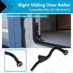 Sliding Door Roller Right Side Black for LDV V80 (2013-On)