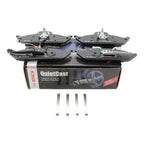 Set of 4 Bosch QuietCast Front Semi-Metallic Brake Pads for Mercedes W163 (1998–2005)