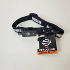 Medium Dog Collar for Harley-Davidson (MPC002-08-MD) 13-17 in Black Logo
