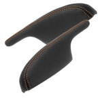 Leather Door Panel Armrest Cover for Acura MDX (2001–2006) Orange Stitch