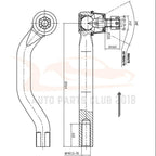 Set of 6 Suspension Control Arms & Tie Rods for Honda Civic (2006–2011)