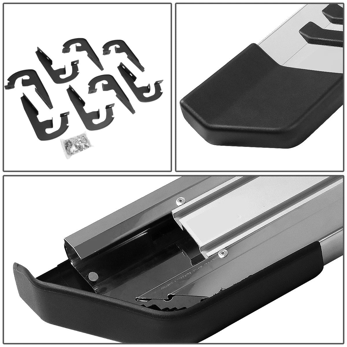 Stainless Side Step Nerf Bar Running Boards for Ford F150 SuperCrew (2004–2014)