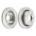 2X Vented Rear Disc Brake Rotors for 2012-2018 Ford F-150 (6-Lug)