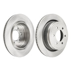 2X Vented Rear Disc Brake Rotors for 2012-2018 Ford F-150 (6-Lug)