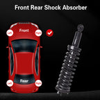 Set of 2 Front Loaded Strut Shock with Coil Spring for Toyota Tacoma (1995–2004)