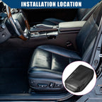 Center Console Armrest Cover for Volkswagen T-Cross (2018–2023) Black