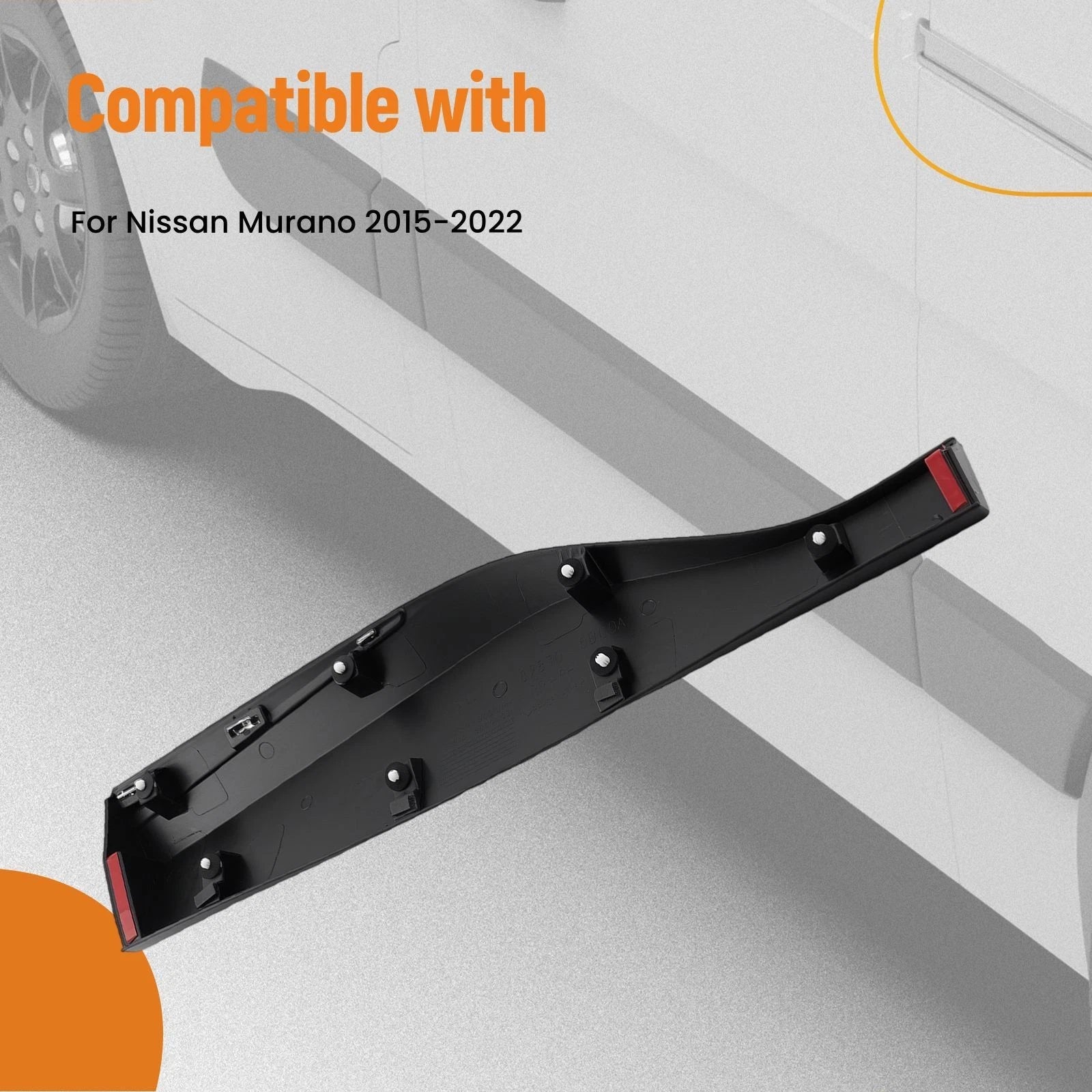 Door Trim Lower for Nissan Murano (2015–2022) 82870-9UA0A Rear Right Side