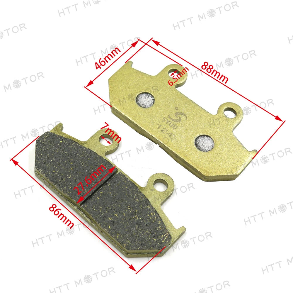 Brake Pad Set for Honda CBR1000F Hurricane (1987–1998) Semi-Metallic TT124
