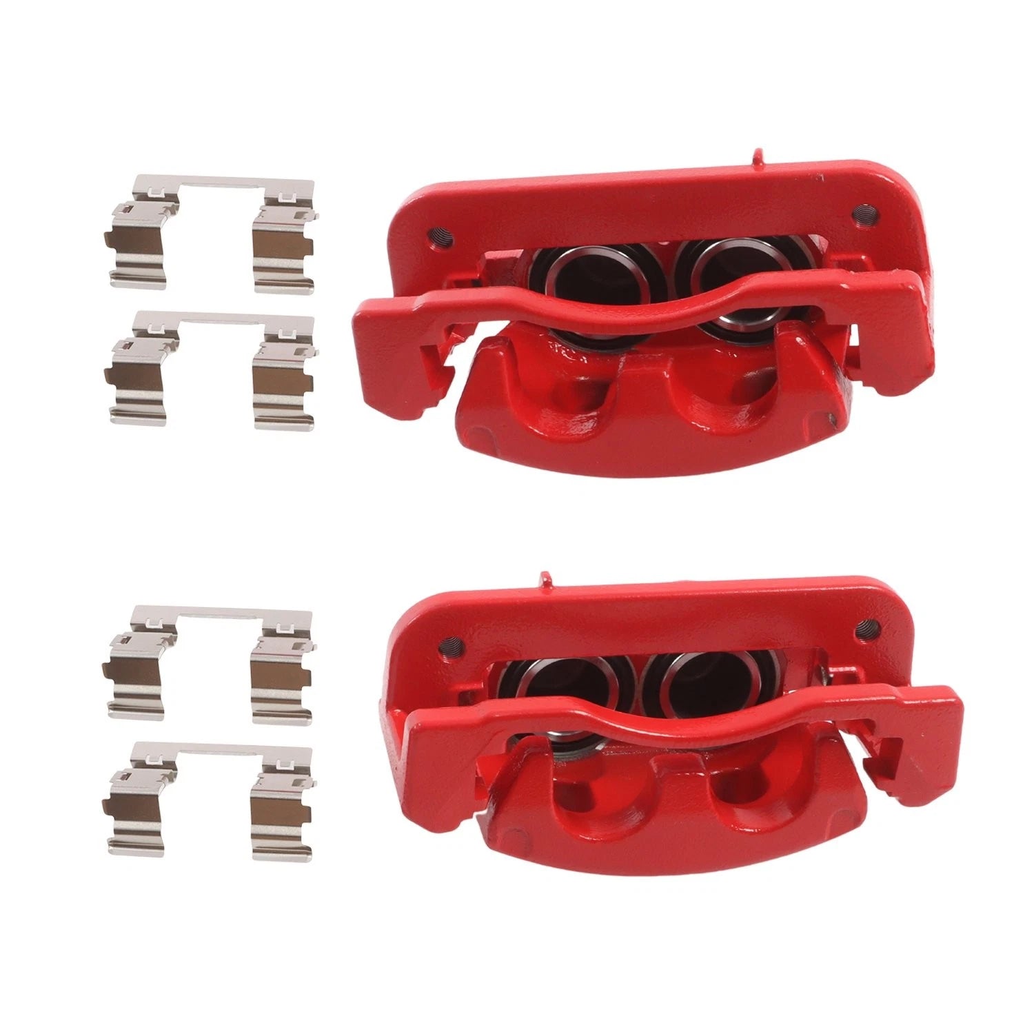Set of 2 Front Brake Calipers for Chevy Silverado 1500 (2008–2018) GMC Sierra Yukon