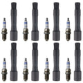 Set of 8 Platinum Spark Plugs & NGK Coil Boots for Range Rover X5 (2000–2006)