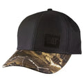 Caterpillar Snapback Hat Realtree Camouflage Black Top Notch