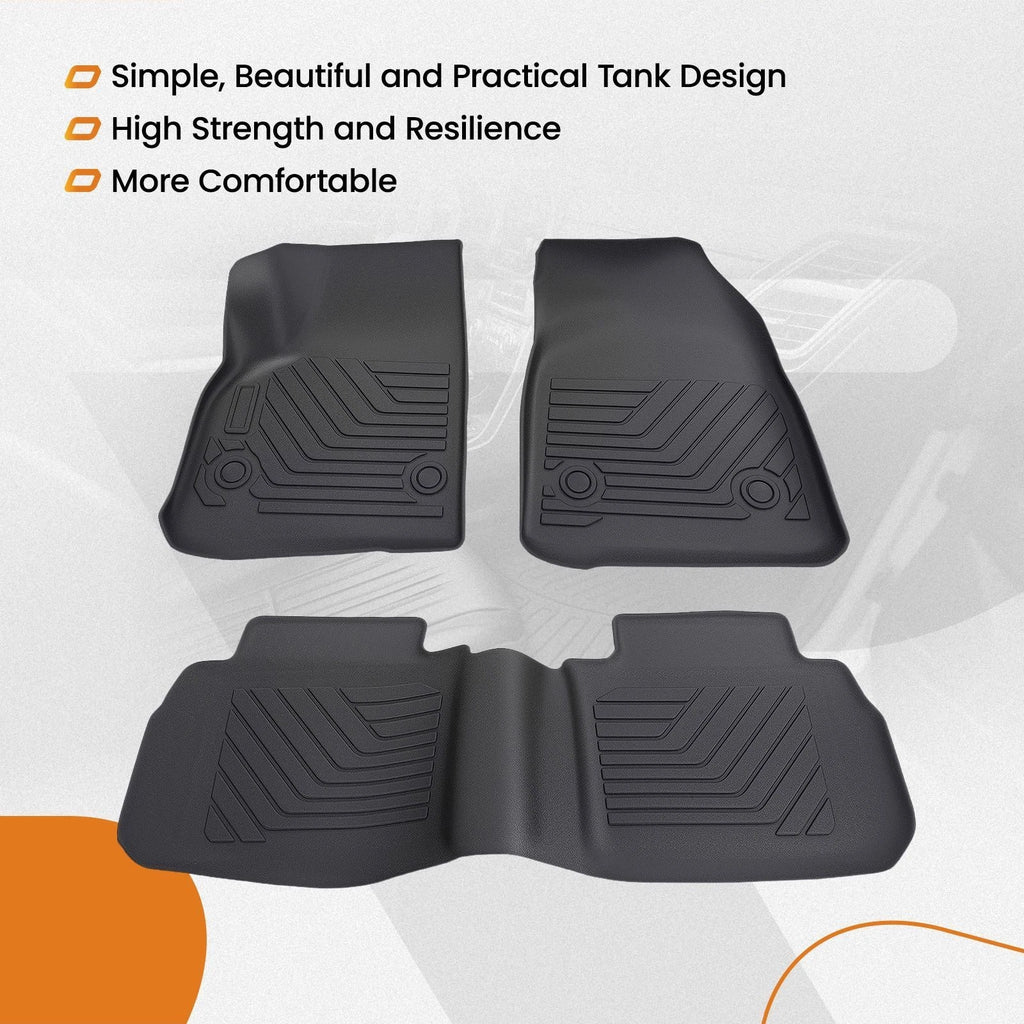 Set of 4 All-Weather Carpet Floor Mats for Cadillac XT5 (2017–2025)