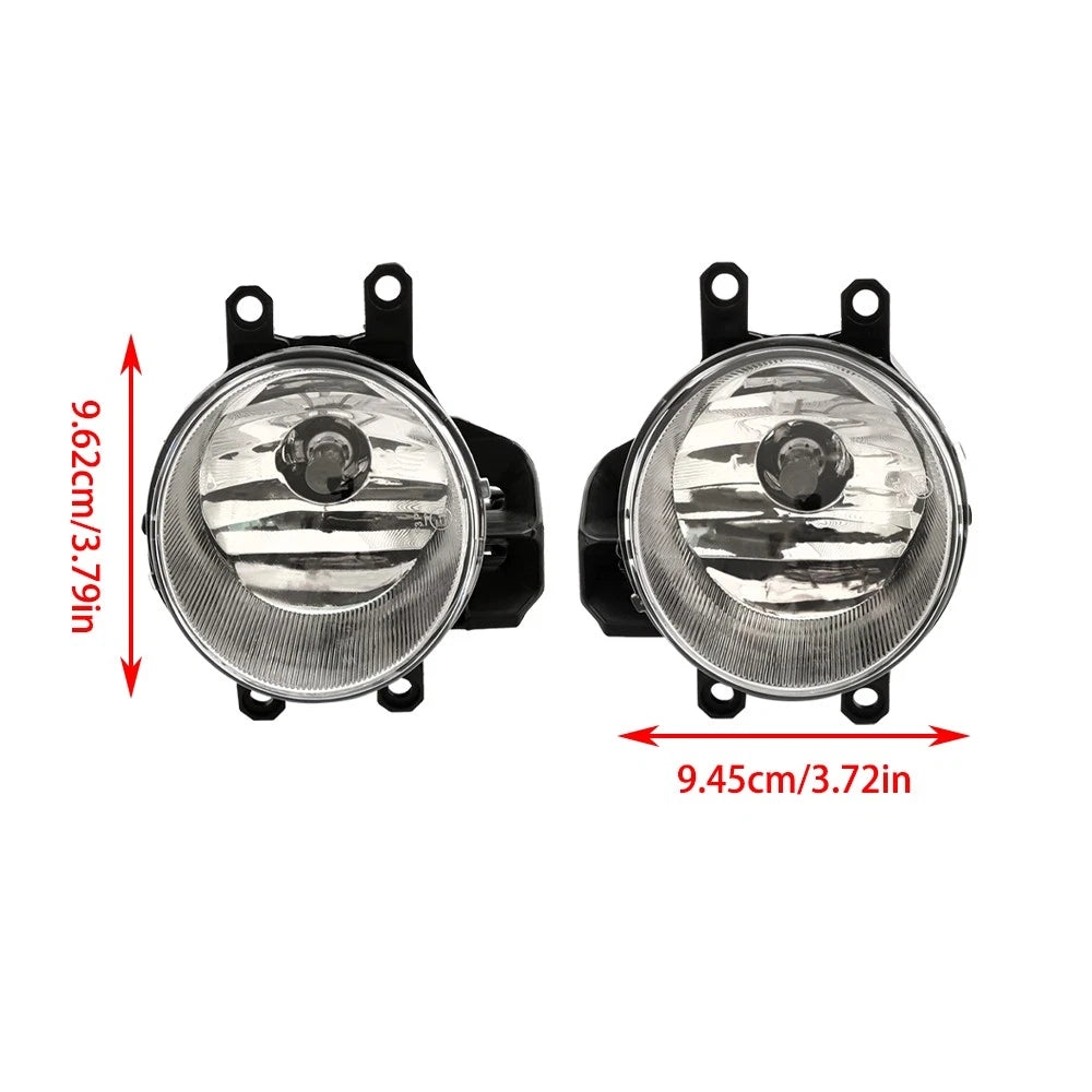 Set of 2 Front Fog Lights for Toyota RAV4 (2019–2021)