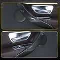 2X Carbon Fiber Inside Door Handle for BMW 3 Series F30 F31 (2013–2018)