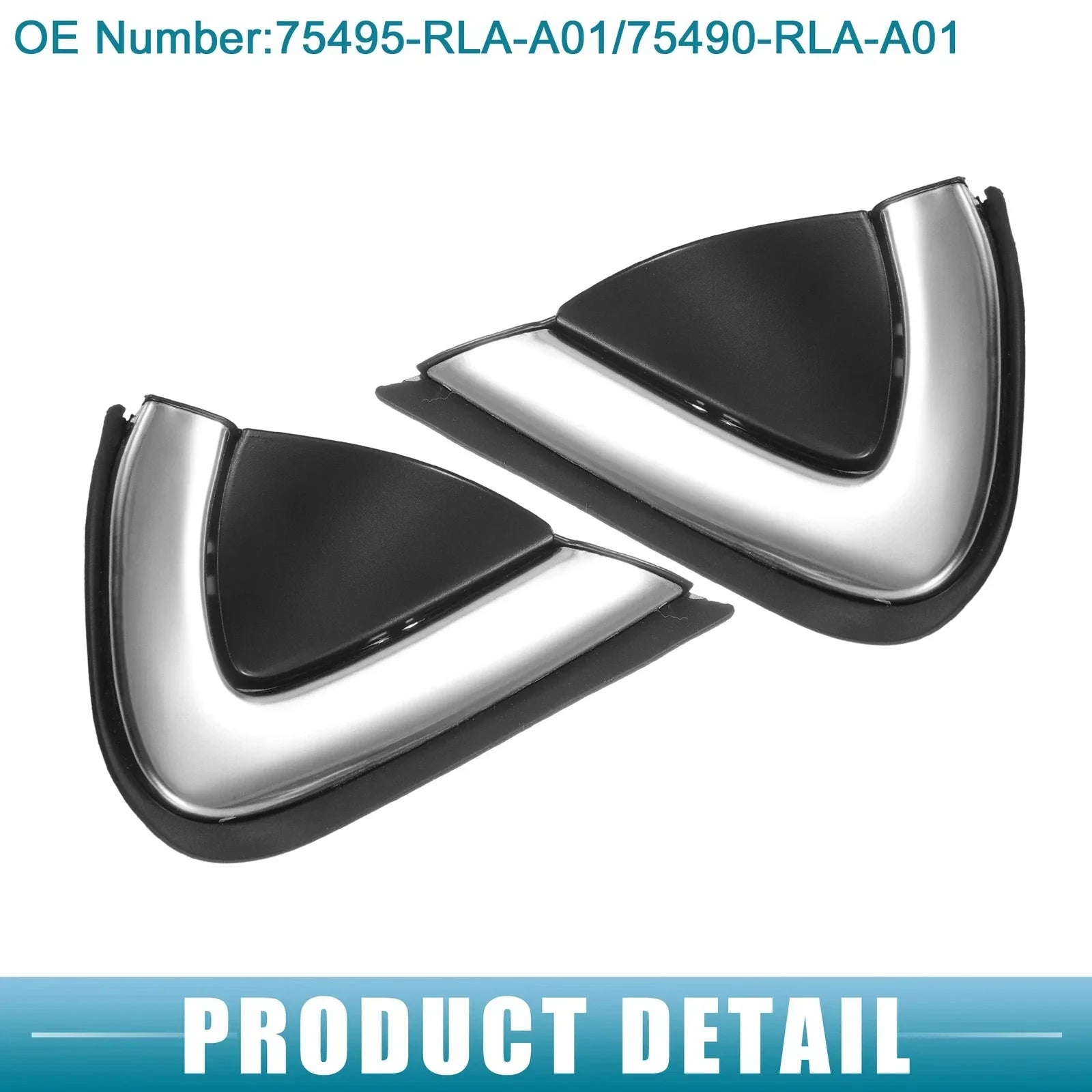 Front Left Right Door Mirror Corner Fender Covers for Honda CR-V (2017-2019)