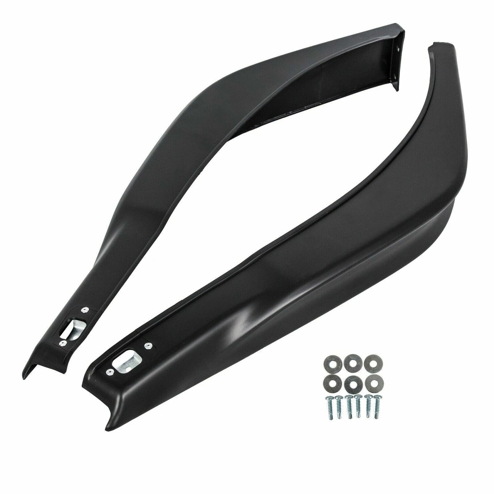 Set of 2 Front Bumper Spoiler Lip for Honda Accord 4DR (2013–2015) HFP Style Black