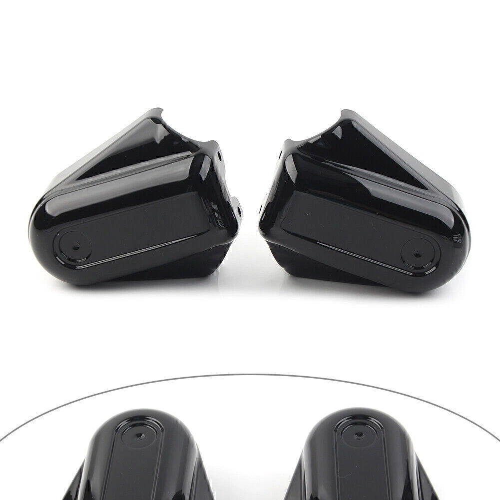 2X Rear Axle Cover Swingarm Caps for Harley Softail (2008–2017) Black GZ