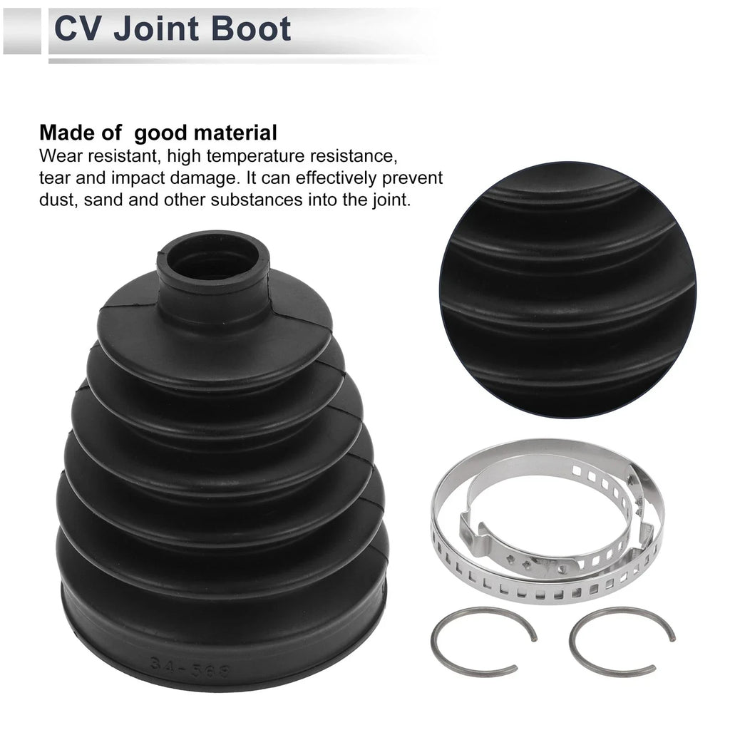 Outer CV Joint Boot Kit with Clamps for BMW 528i (2011 - 2016)