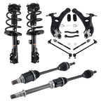 Front Struts w/ Spring, Control Arm, Sway Bar Link, CV Axle for Toyota Sienna (2011–2014)
