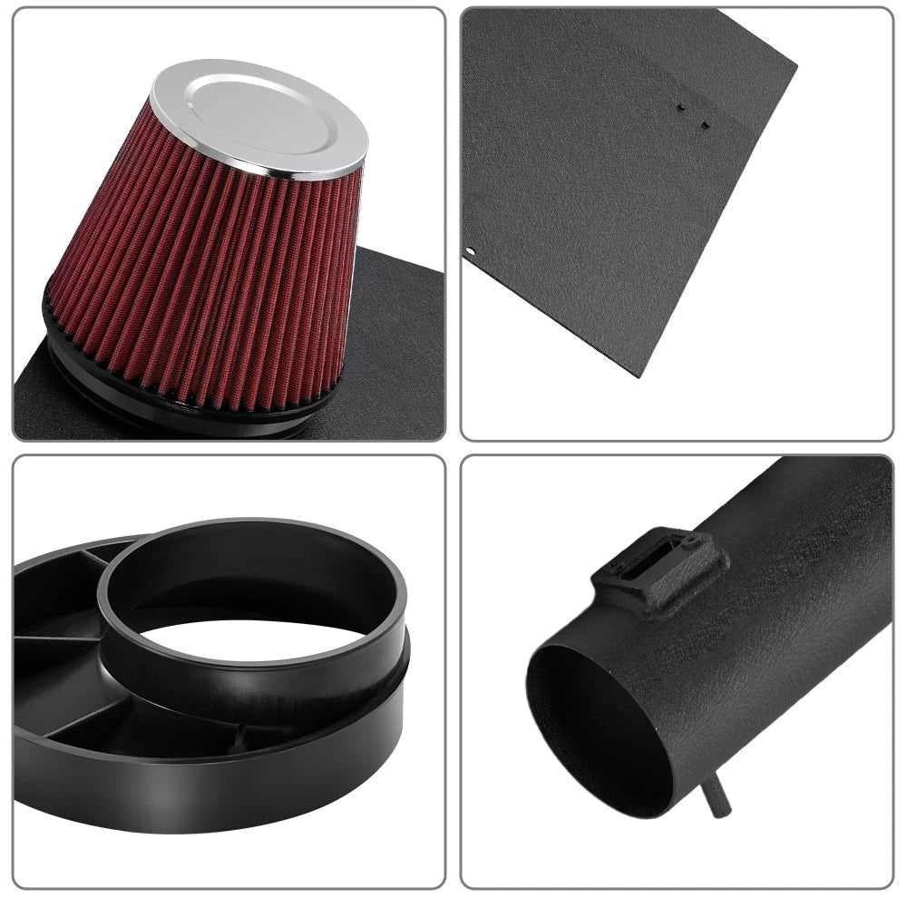 4 Cold Air Intake Kit w/ Heat Shield for Camaro SS 6.2L V8 (2010–2015)