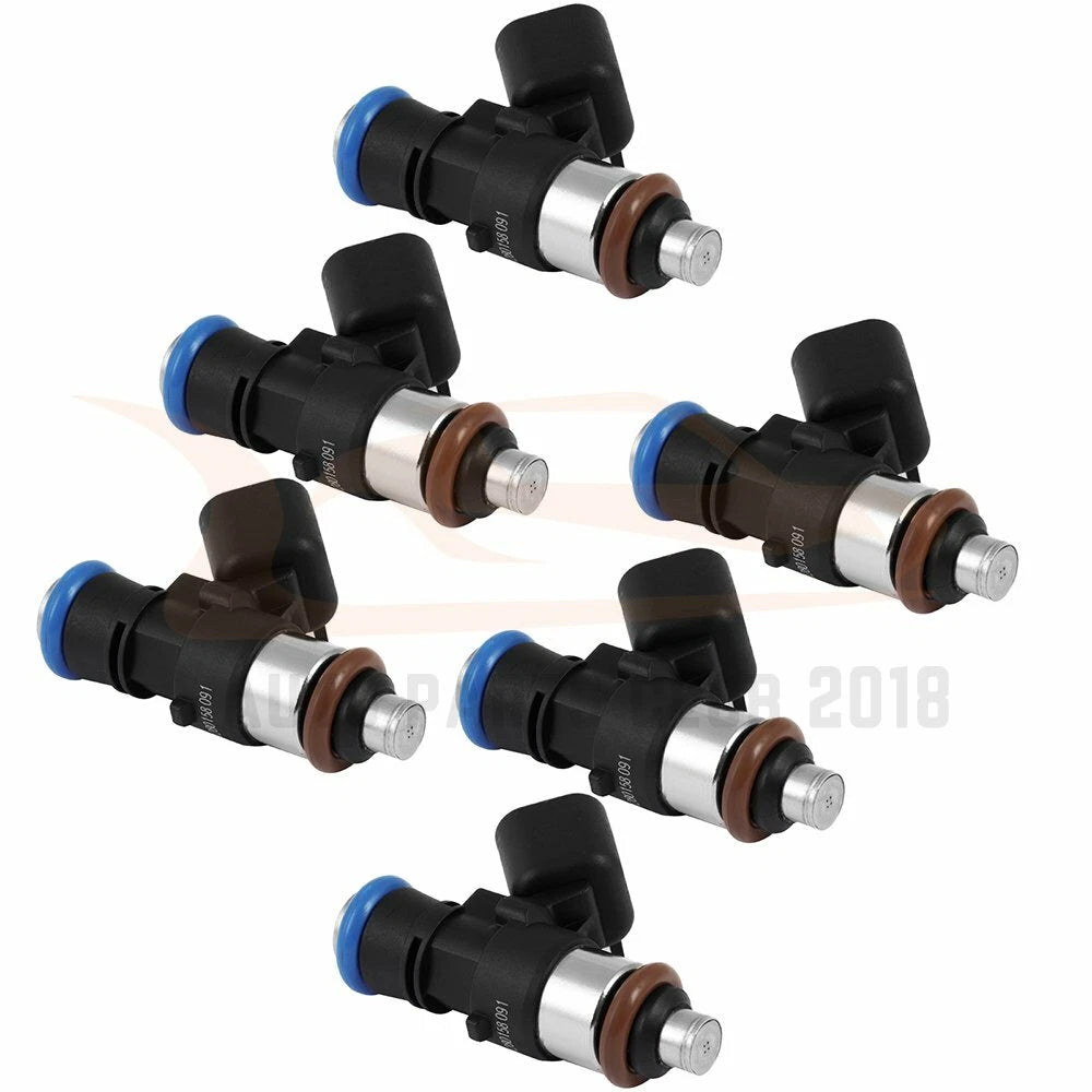Set of 6 Fuel Injectors for Ford Edge Taurus Flex Fusion Lincoln MKX MKZ MKT (3.5L)
