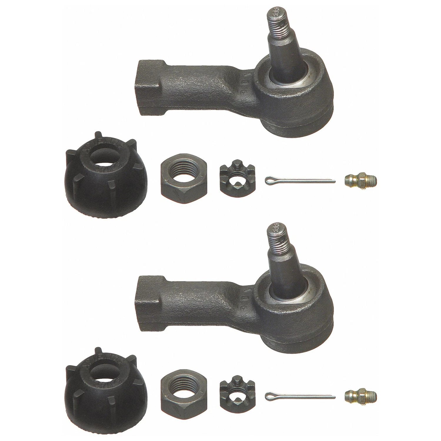 2X Front Outer Steering Tie Rod End Kit for Chrysler Sebring (1995–2000)