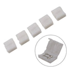10PCS 2PIN LED Strip Connector Splice Clip for 8mm LED Strip Lighting