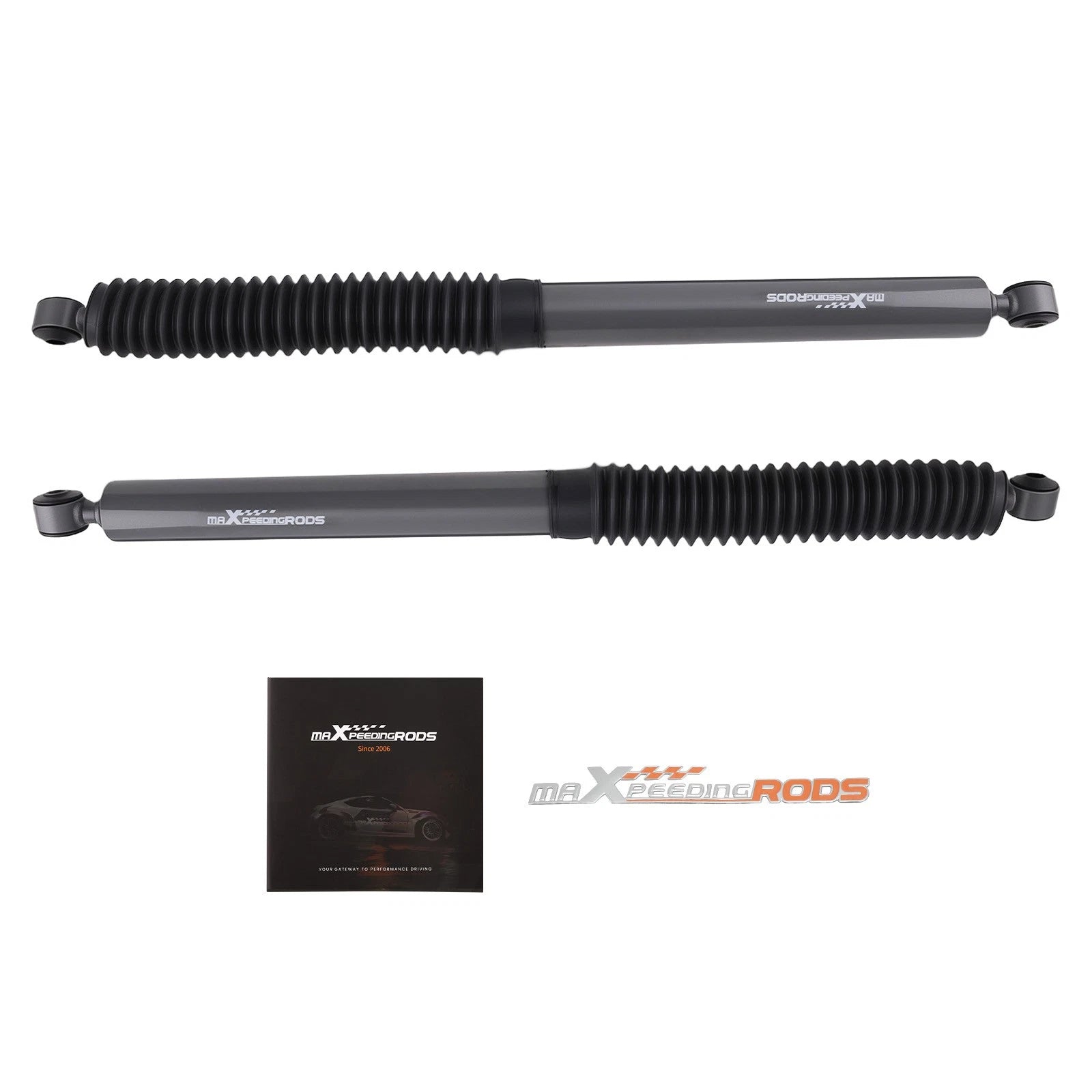 Set of 2 Rear Lift Shock Absorbers for Ford F250 F350 Super Duty (1999–2016) 2.5"-4.5"